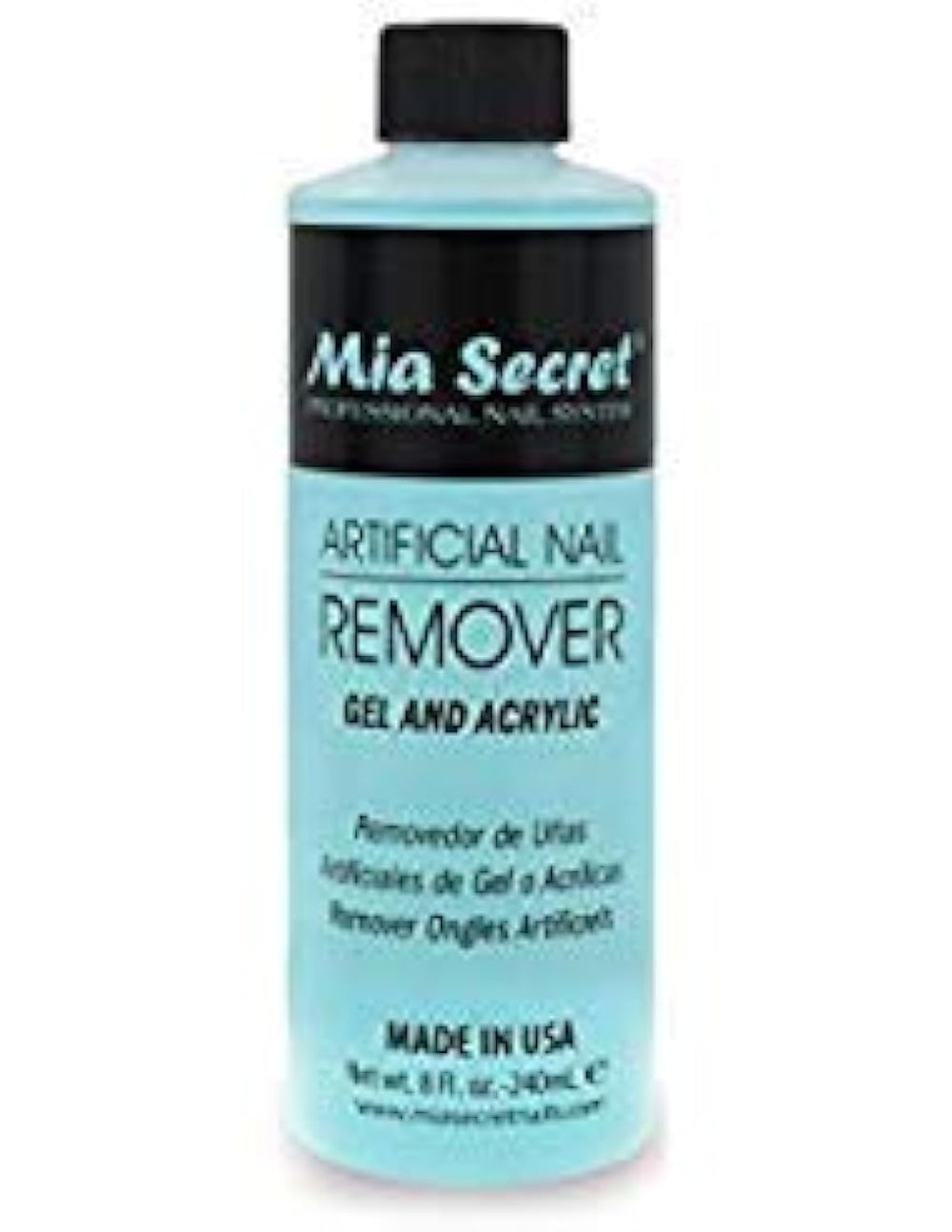 Mia Secret gel and acrylic remover liquid ready for use