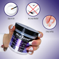 Mia Secret no UV lamp needed acrylic powder simplifies at-home nail work