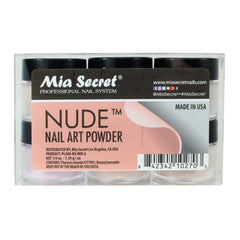 Mia Secret Nude Collection acrylic powder for natural-looking nails and versatile nail art.