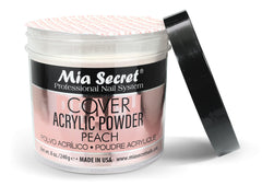 Mia Secret Peach Cover Acrylic Powder offers easy application for home or salon use.