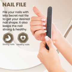 Mia Secret Royal Square Nail Tips 20-count for quick shaping