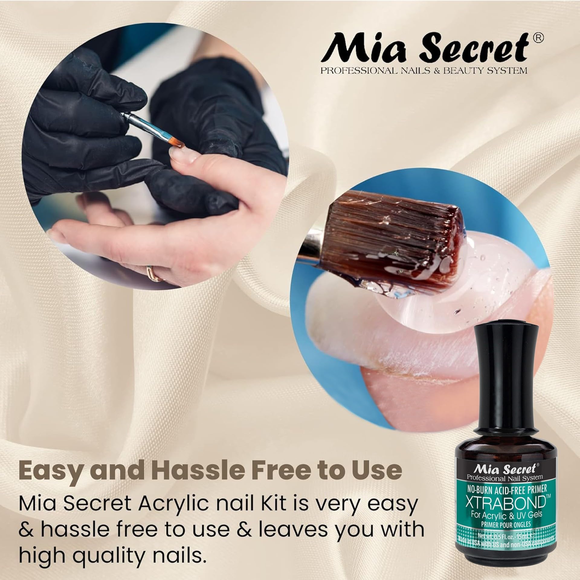 Mia Secret Studio nail brush for precise acrylic application
