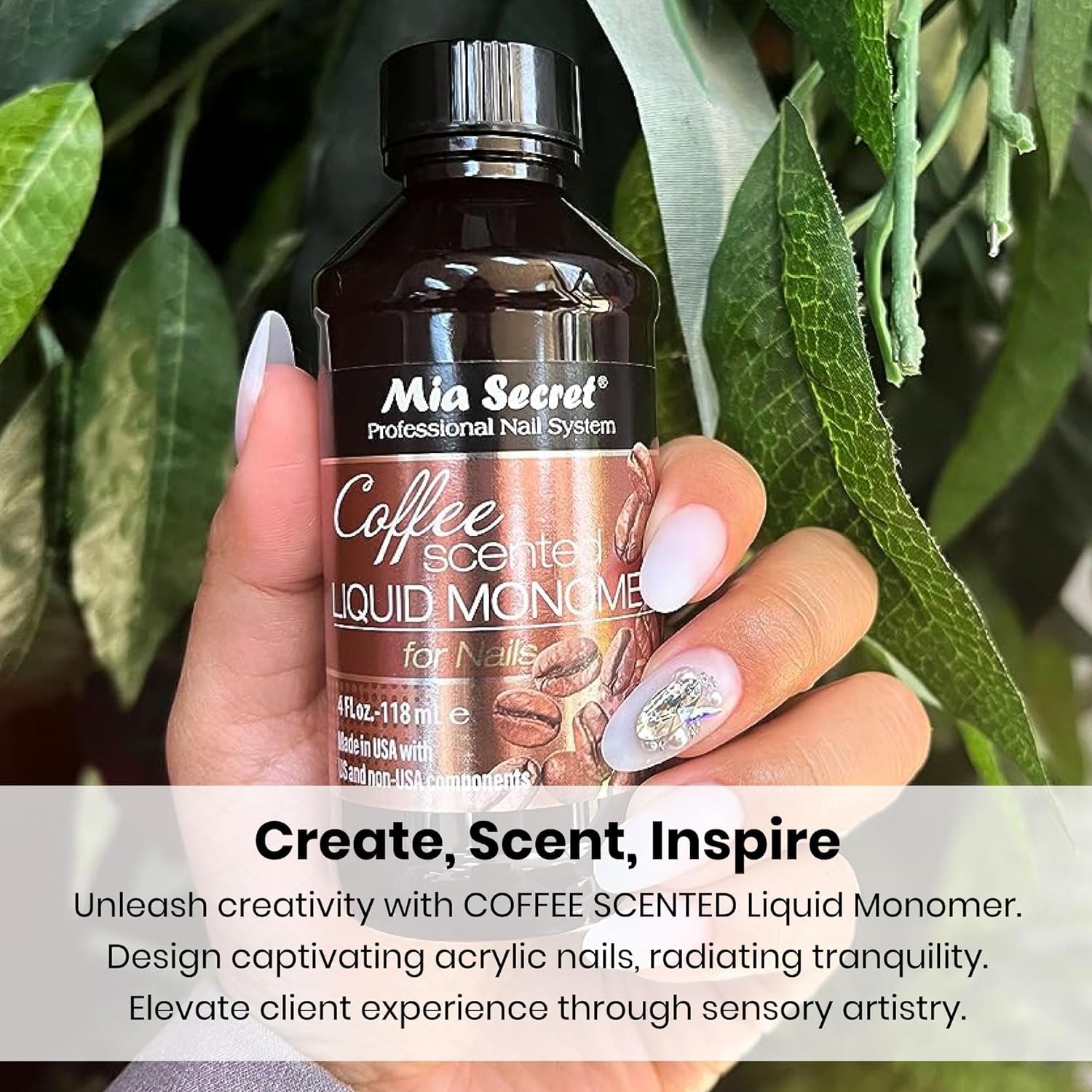 Mia Secret USA-made coffee monomer ensures reliable performance and familiar standards.