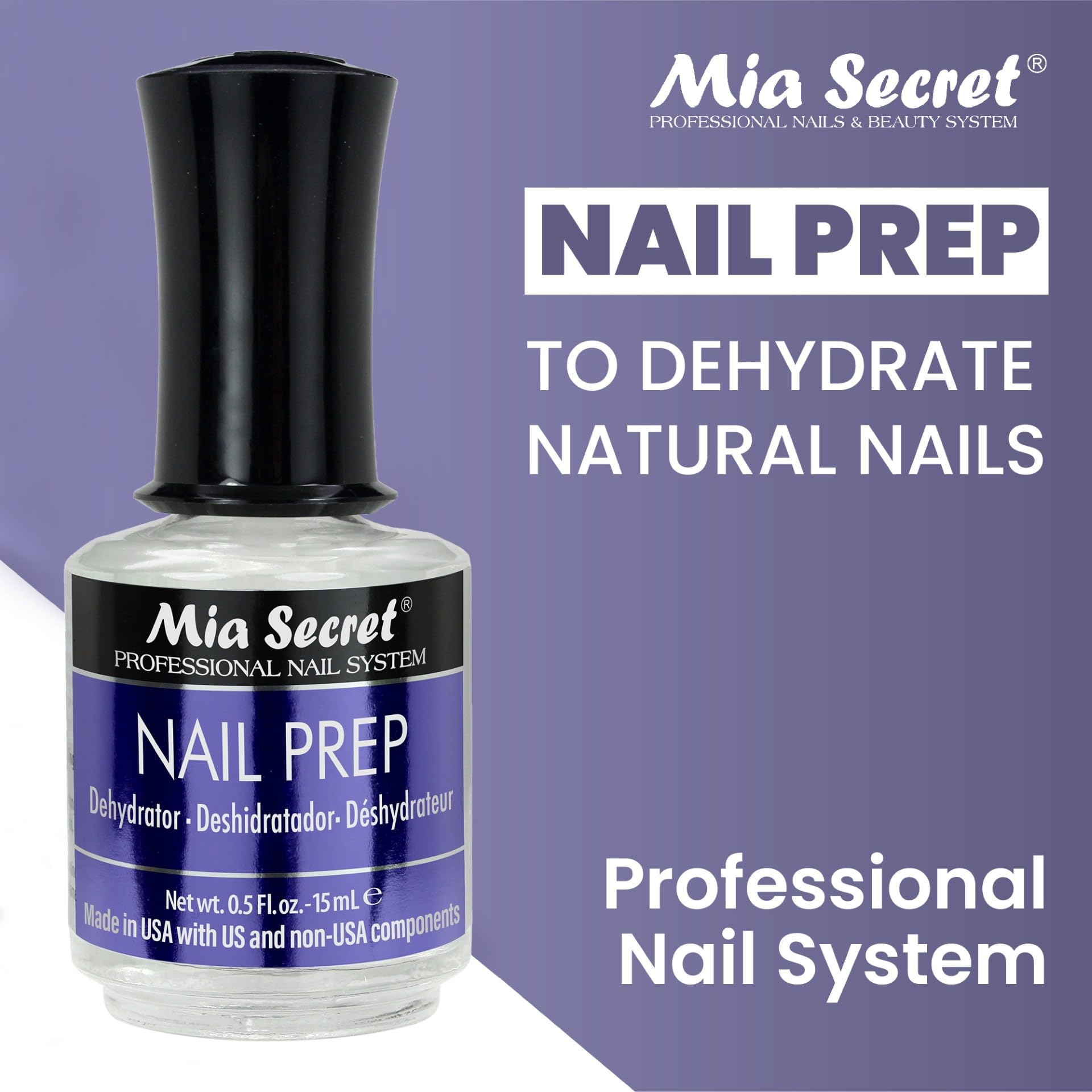 Mia Secret XTRABOND primer tube presented for acid-free bonding.