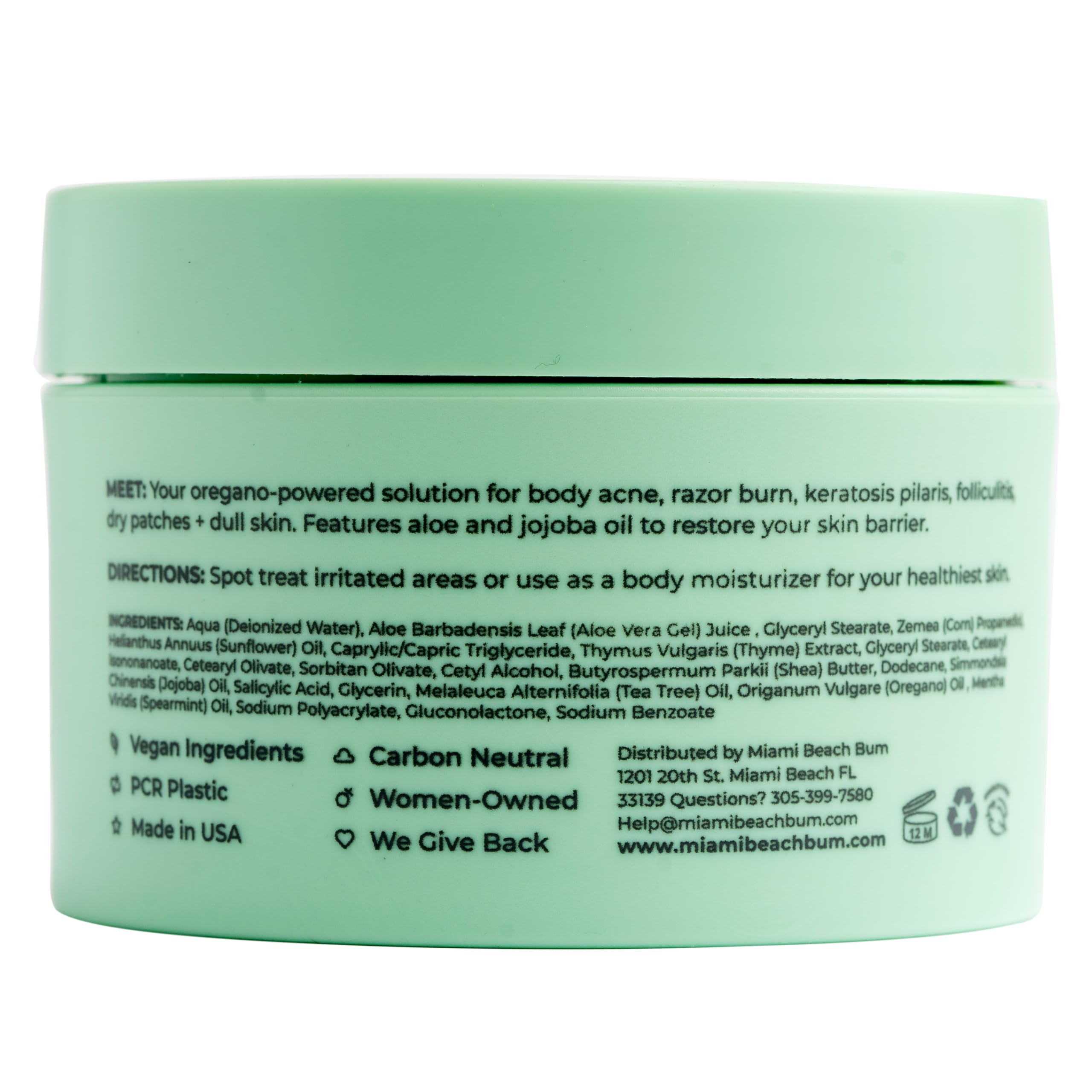 Miami Beach Bum Bum and Body Butter cream texture for smooth application.