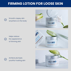Hand rubbing MiamiMD Advanced Crepe Fix demonstrates quick absorption.