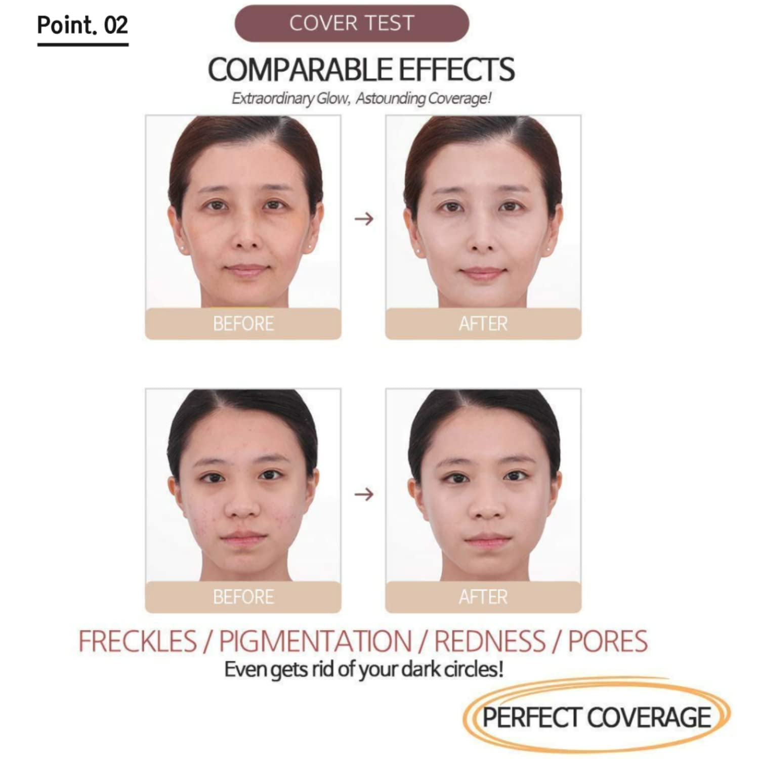 MIBA Ionized Calcium Foundation pillow puff poised for smooth application