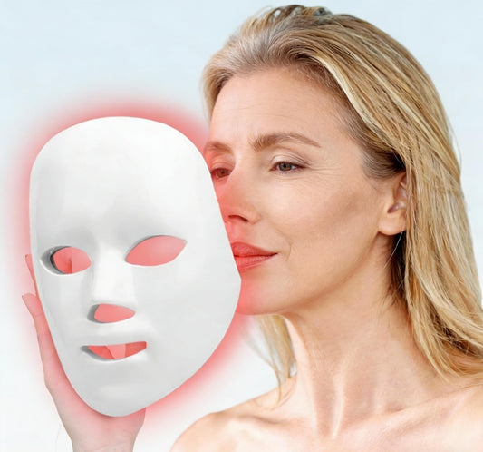 MIBIITTY Beauty LED Mask front view with compact design for home use