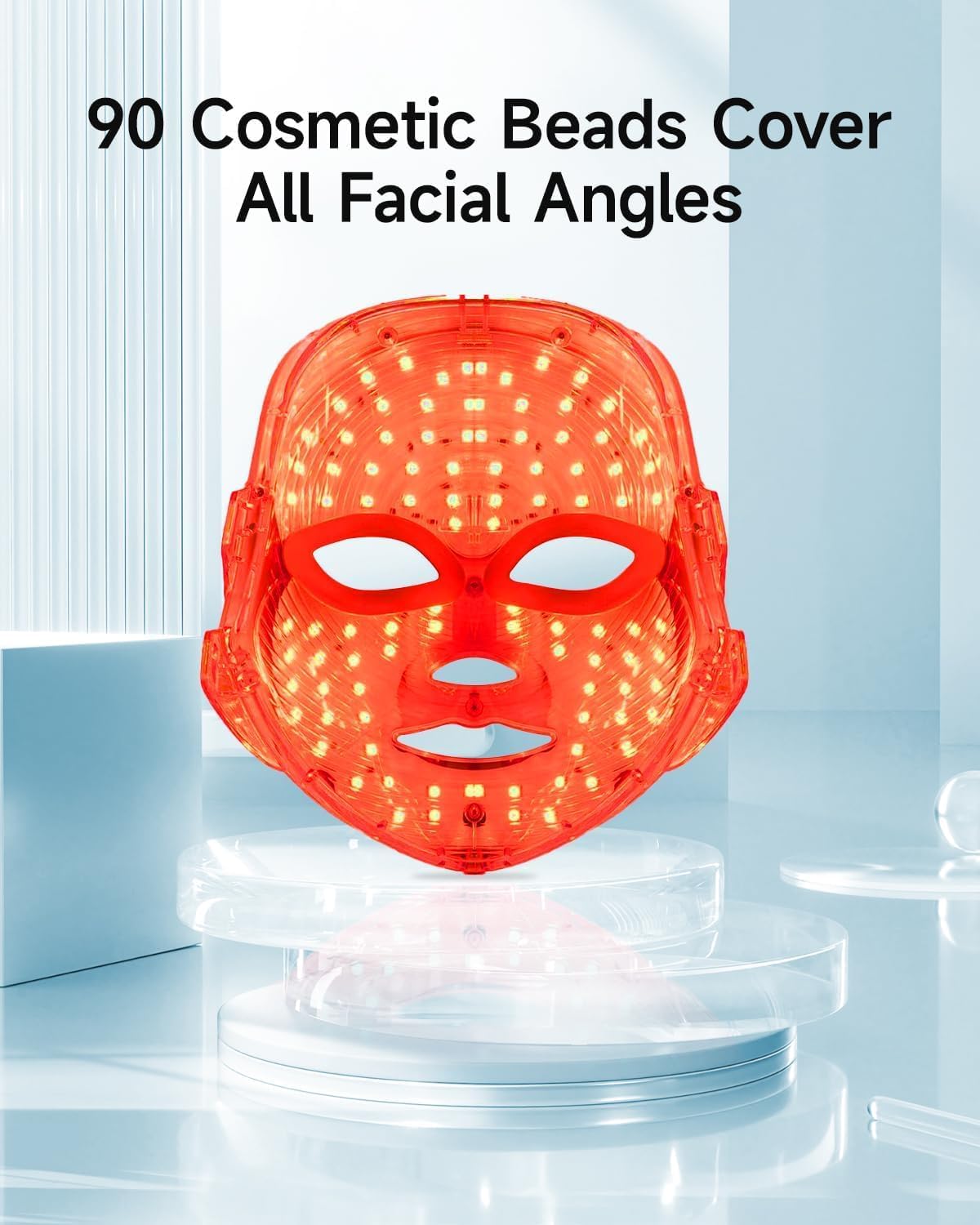 MIBIITTY LED mask adjustable strap for secure comfort