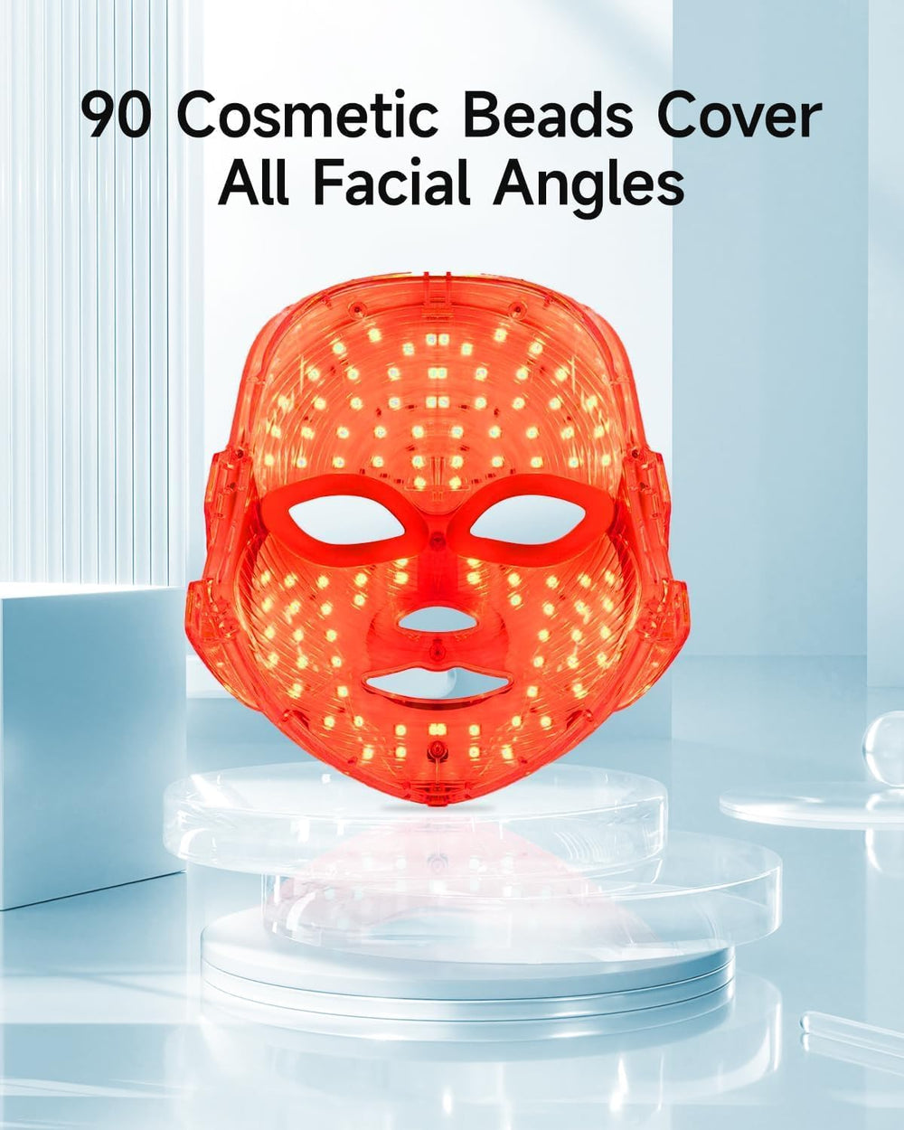 MIBIITTY LED mask adjustable strap for secure comfort