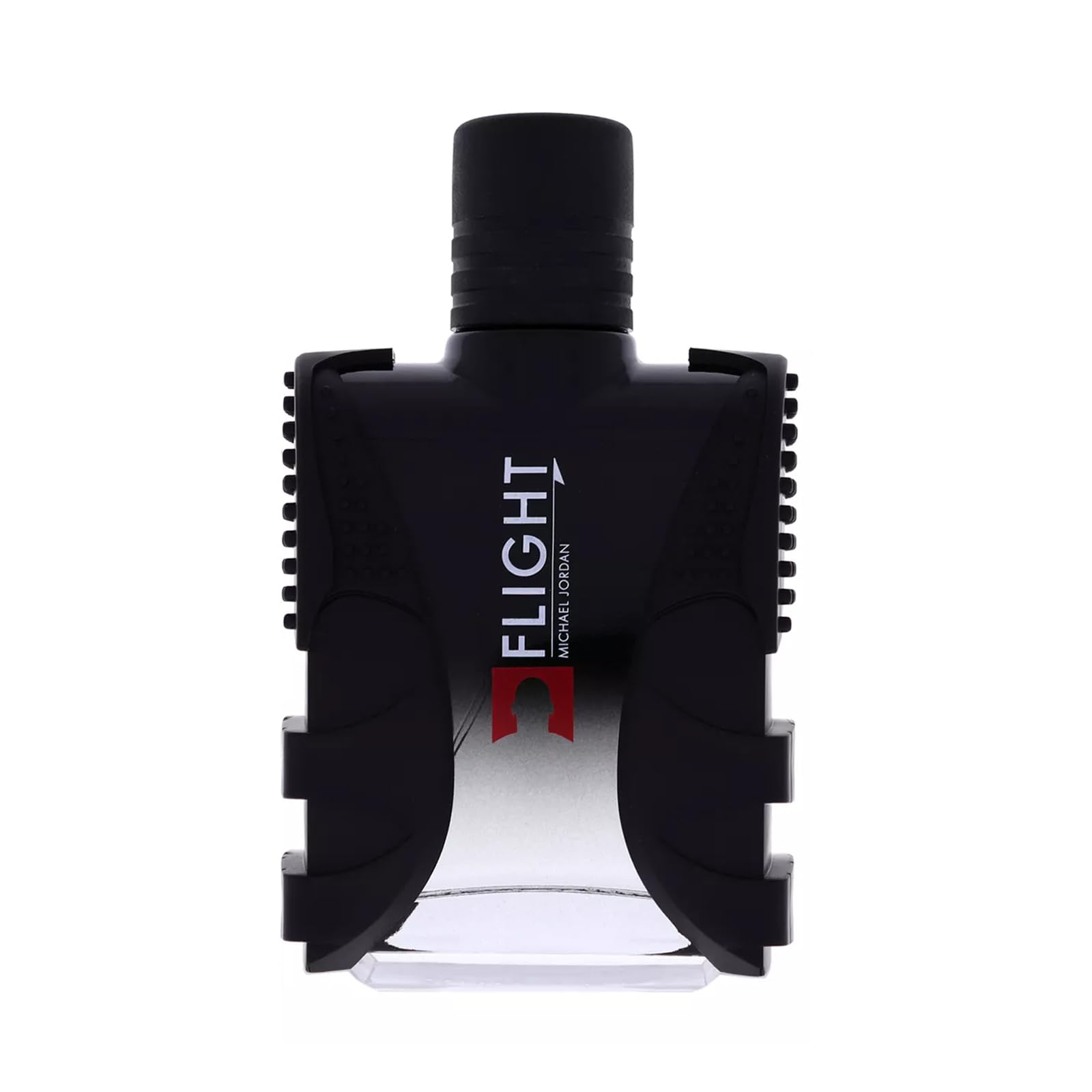Michael Jordan Flight bottle back view revealing premium finish and branding.