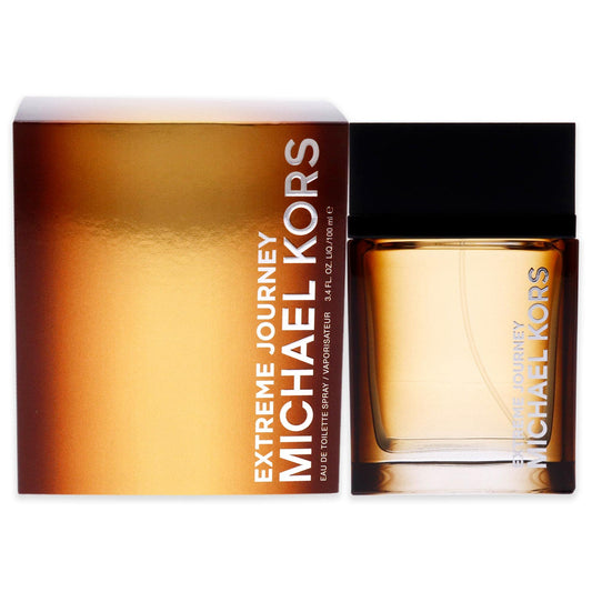 Michael Kors Extreme Journey bottle front highlights premium design for confident everyday use.