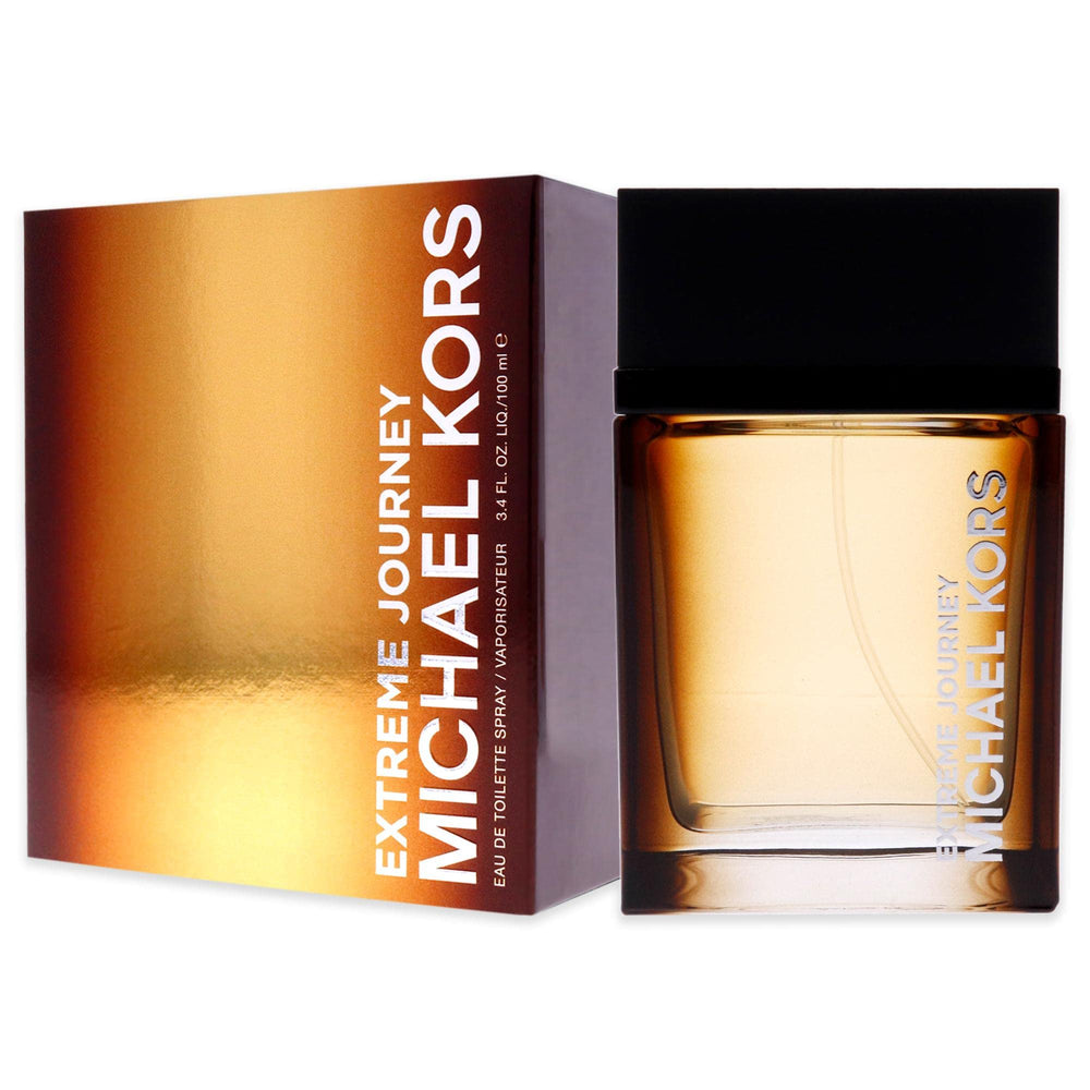 Michael Kors Extreme Journey woody notes highlight lasting presence with trail-ready confidence.