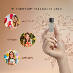 Travel-friendly size of Michael Kors Gorgeous mini splash for on-the-go.