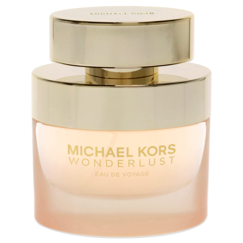 Michael Kors Wonderlust EDP packaging box highlighting gift-ready presentation and travel-friendly size.