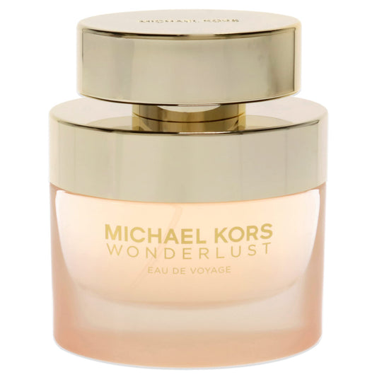 Michael Kors Wonderlust EDP packaging box highlighting gift-ready presentation and travel-friendly size.