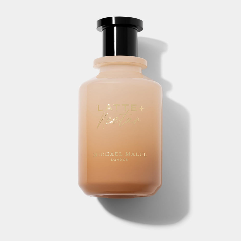 Michael Malul Latte+Nectar bottle displayed for daily sophistication.