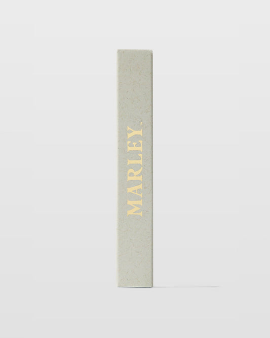 Michael Malul Marley Place of Peace bottle cap close-up highlights refined notes for a soothing first impression.