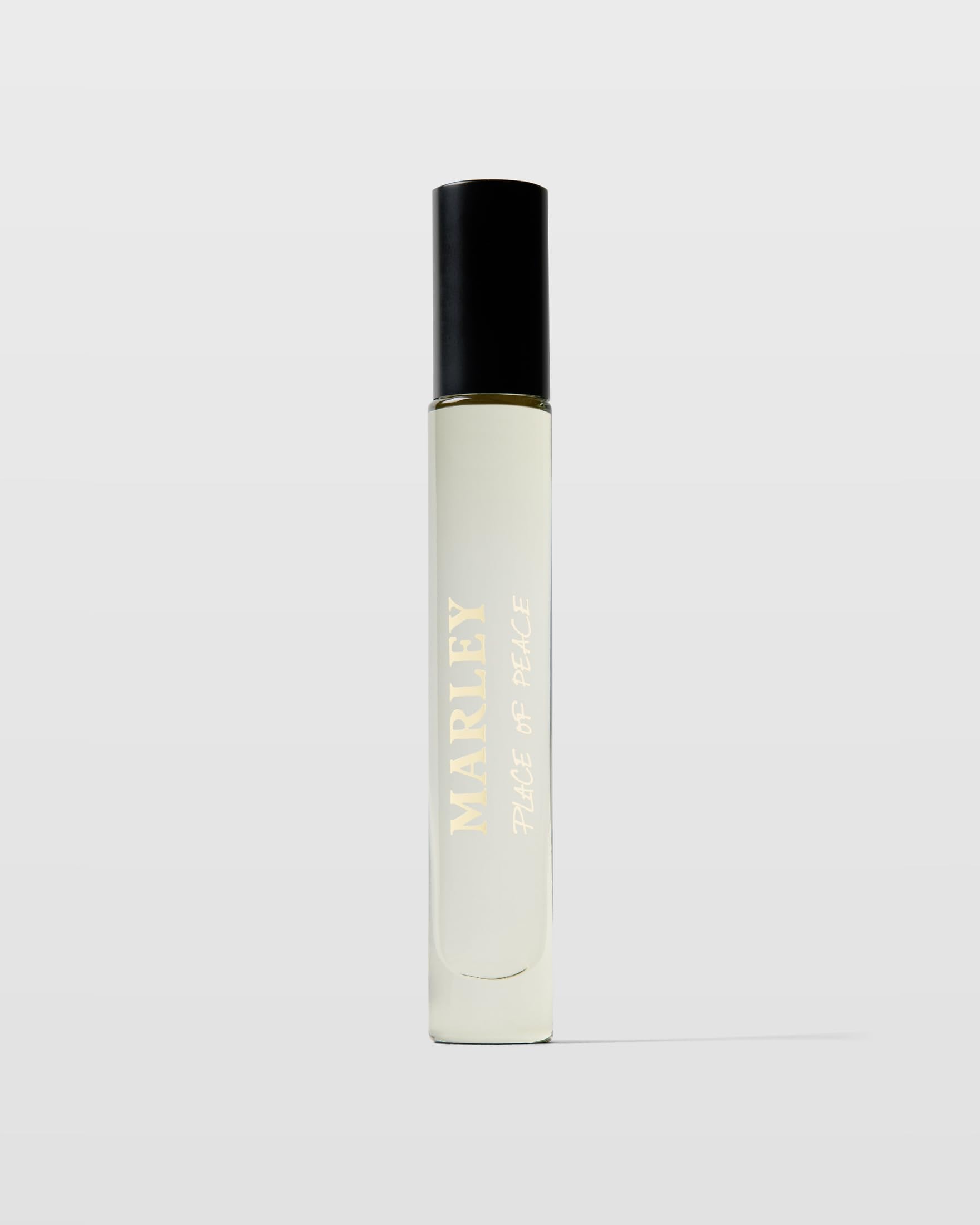 Michael Malul Marley Place of Peace bottle front shows calming fragrance cues for daily serenity.