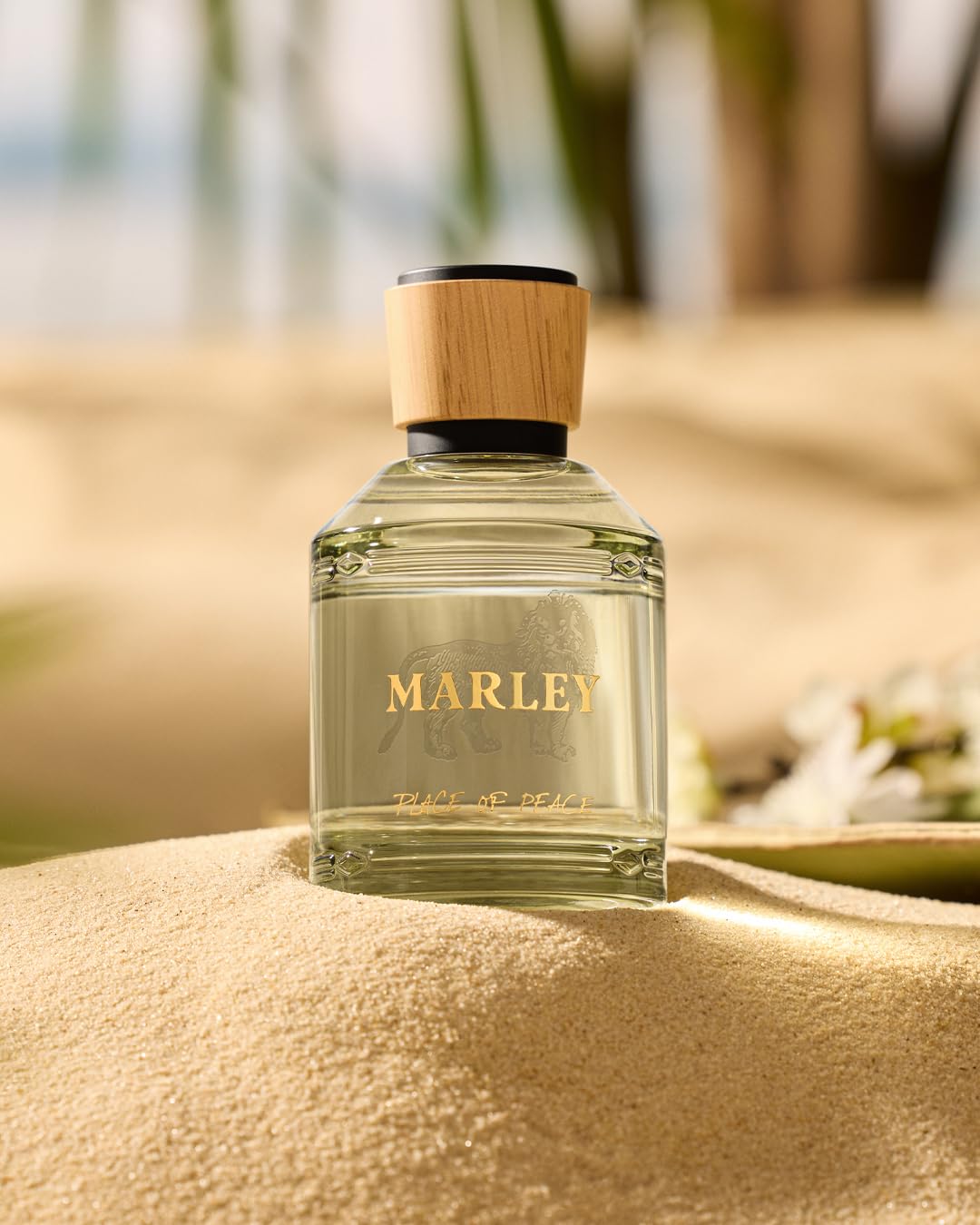 Michael Malul Marley Place of Peace box packaging, communicates brand and scent story, perfect for shelf appeal.