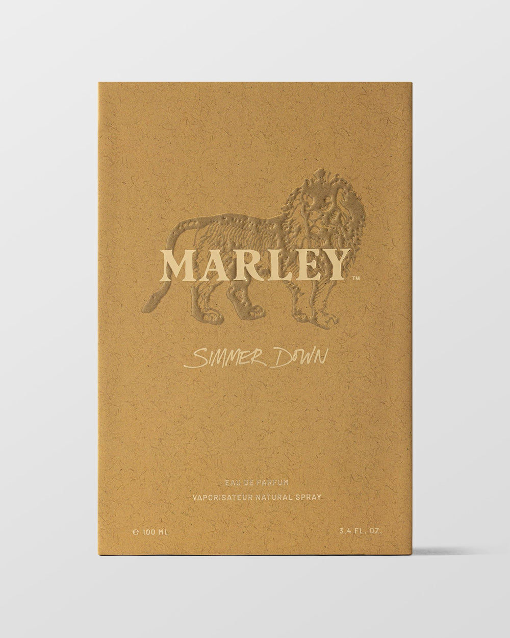Cap close-up of Marley Simmer Down showing premium packaging