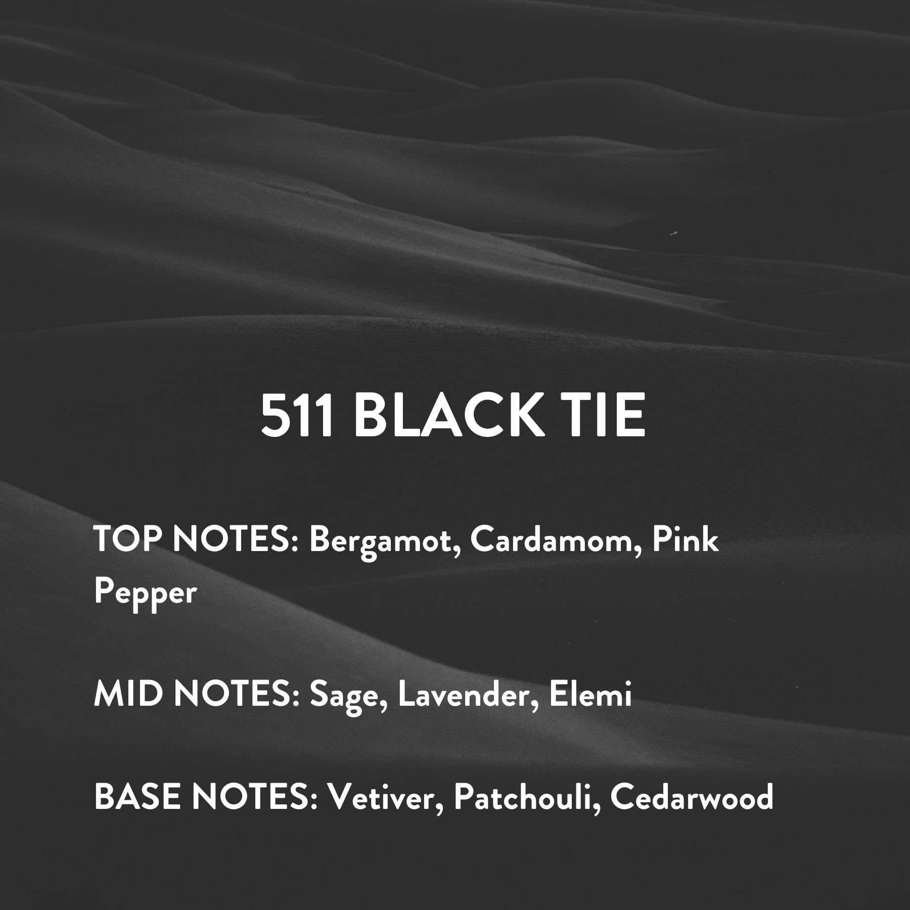 Michael Malul 511 Black Tie bottle label, premium craftsmanship and refined aroma