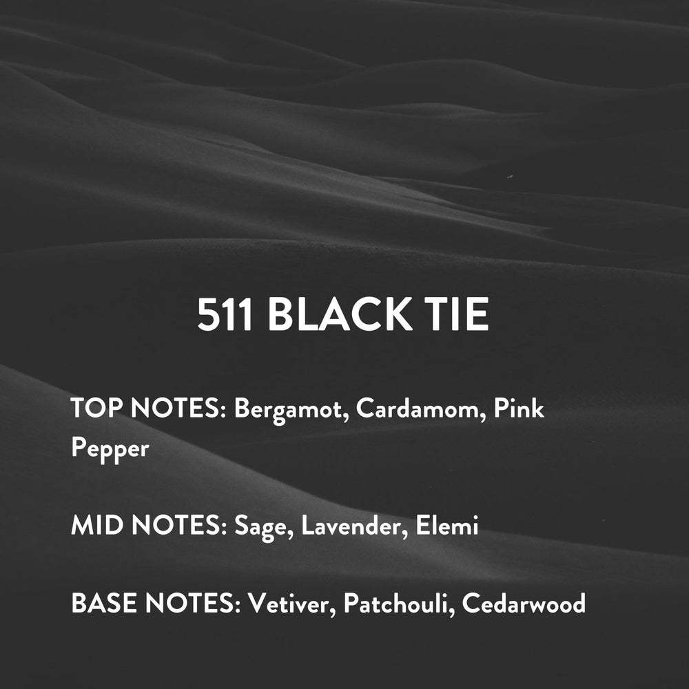 Michael Malul 511 Black Tie bottle label, premium craftsmanship and refined aroma