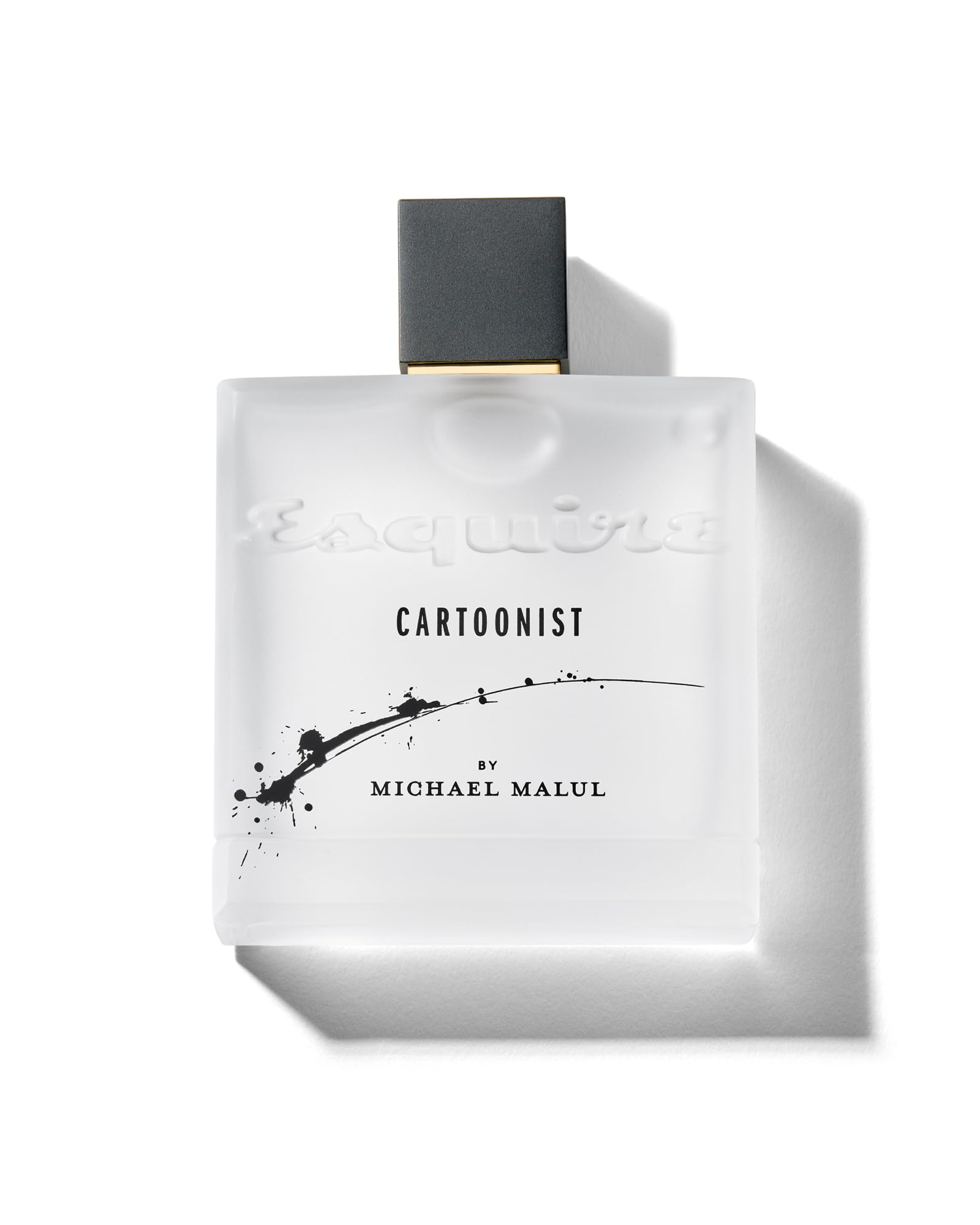Michael Malul Cartoonist Esquire bottle front view for confident daily wear