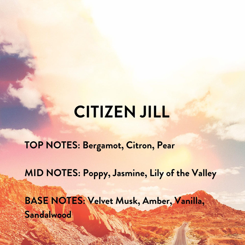Michael Malul Citizen Jill gift box closed, ready for gifting