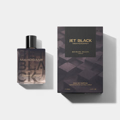Michael Malul Jet Black Mahogany forest retreat suggests long-lasting outdoor wear.