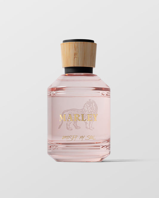 Michael Malul Marley Satisfy My Soul bottle front view inviting intimate moments