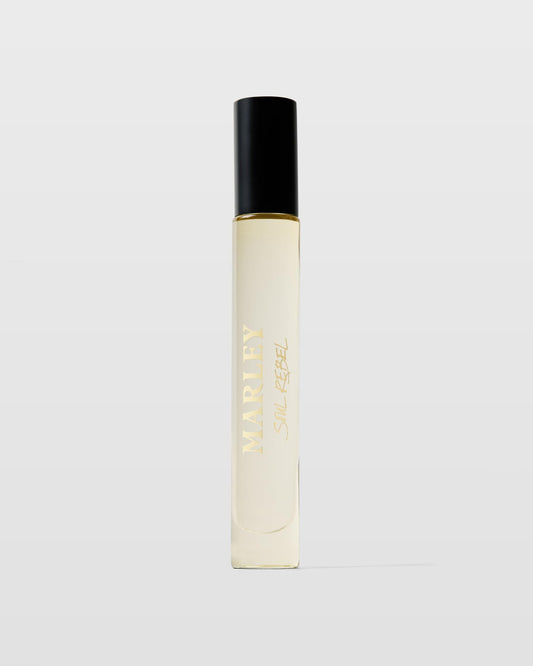 Michael Malul Marley Soul Rebel bottle display with vibrant citrus notes for daytime wear