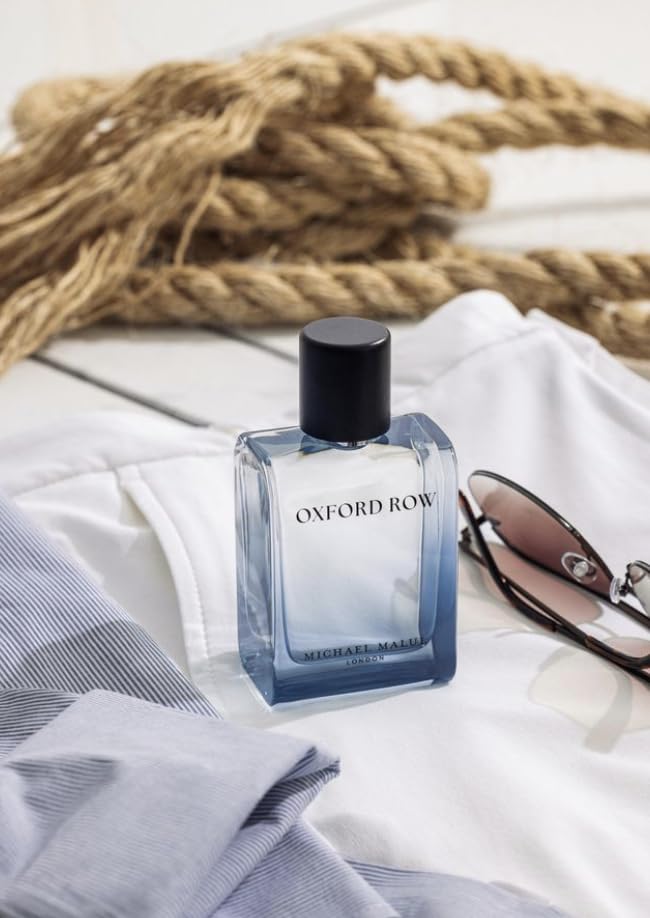 Michael Malul Oxford Row EDP lifestyle deck scene evokes seaside confidence