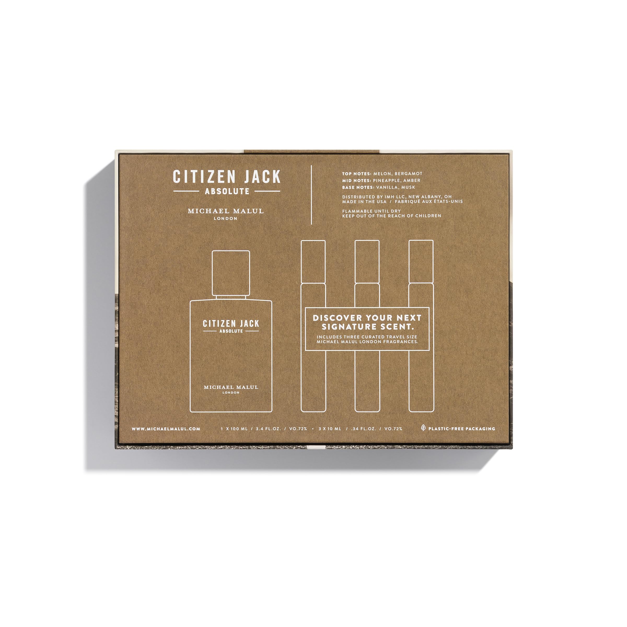 Three travel-size 10ml fragrances for on-the-go scent variety
