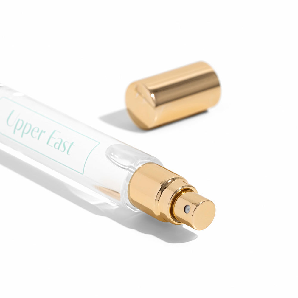 Closeup of the Upper East cap for a sleek travel companion.