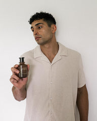 Night-out ready Michael Malul Wood + Cardamom fragrance.