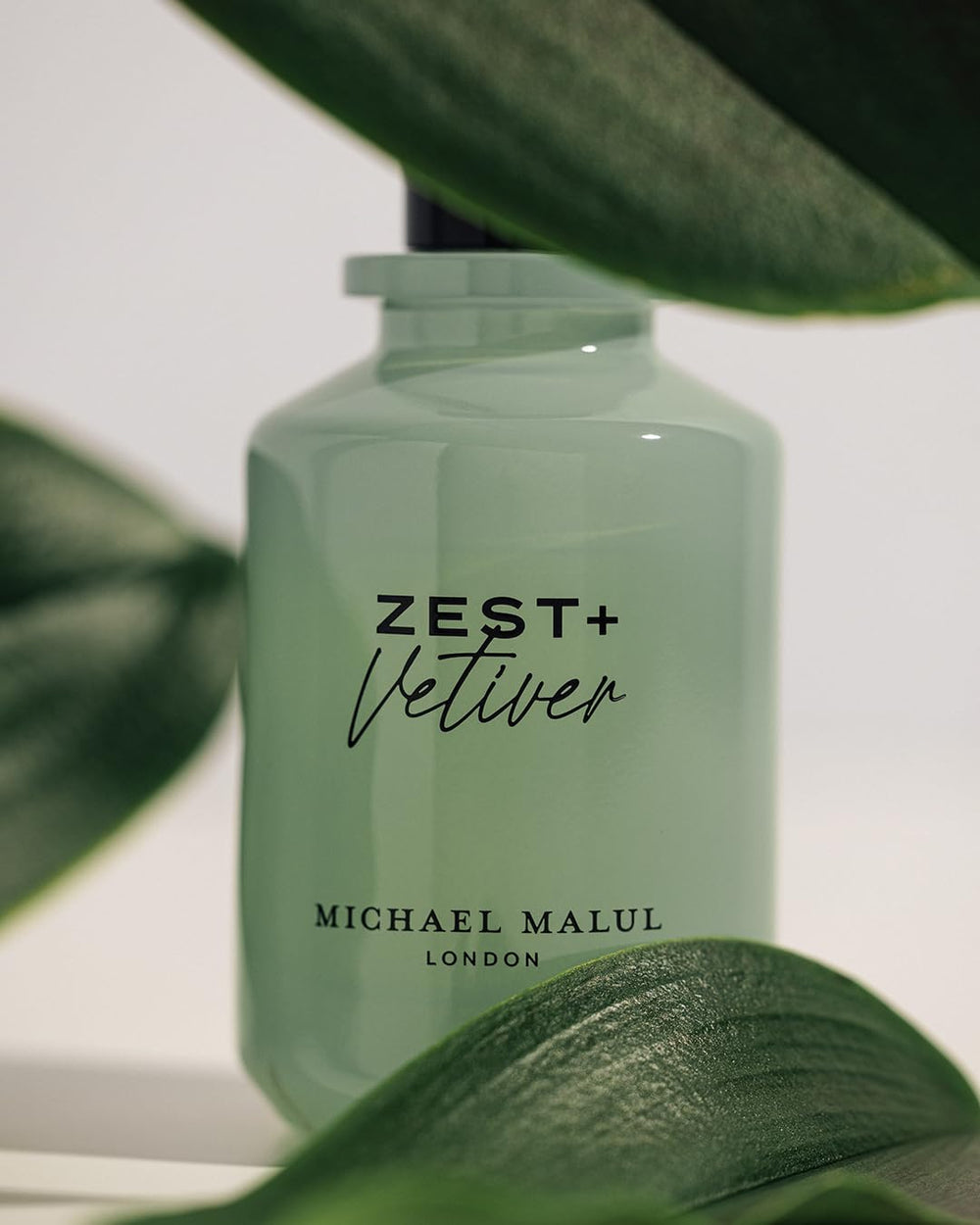 Lavender mid-notes blend adds calm in Zest Vetiver.