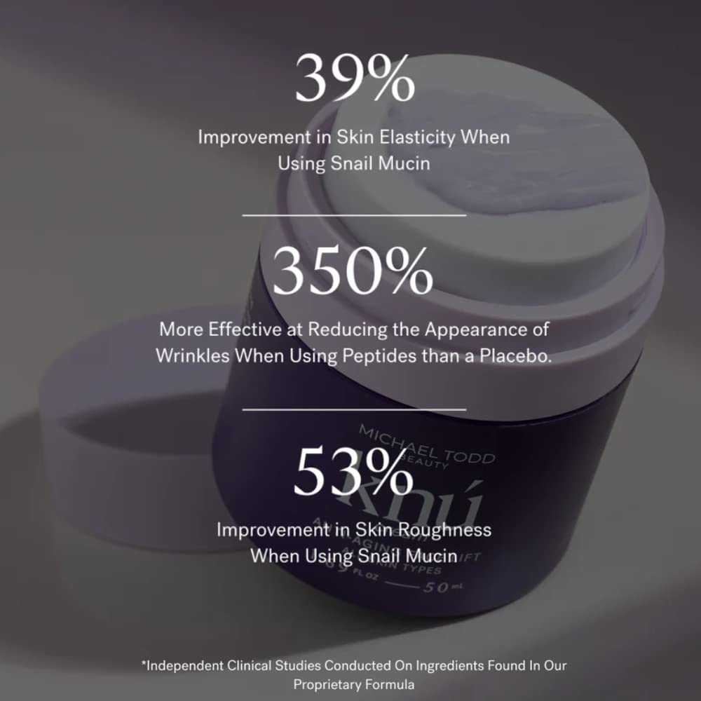 MICHAEL TODD KNU Cream application on face—soft glow and even texture.