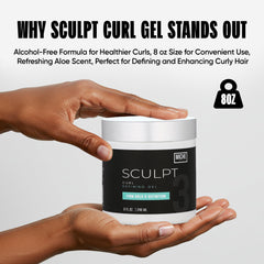 Miche Beauty Sculpt applying on hands to show quick curl definition.