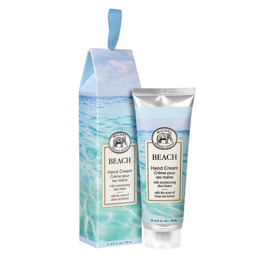 Michel Design Works Beach hand cream bottle with marine scent and lightweight hydration