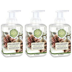 Michel Design Works foaming hand soap with pump for soft, refreshed hands.
