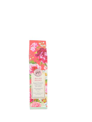 Michel Design Works Hand Cream Blush Peony jar provides deep moisture and a floral scent for daily use.