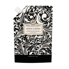 Michel Design Works Honey Almond Foaming Hand Soap Refill bottle ready for gentle cleansing at home daily use