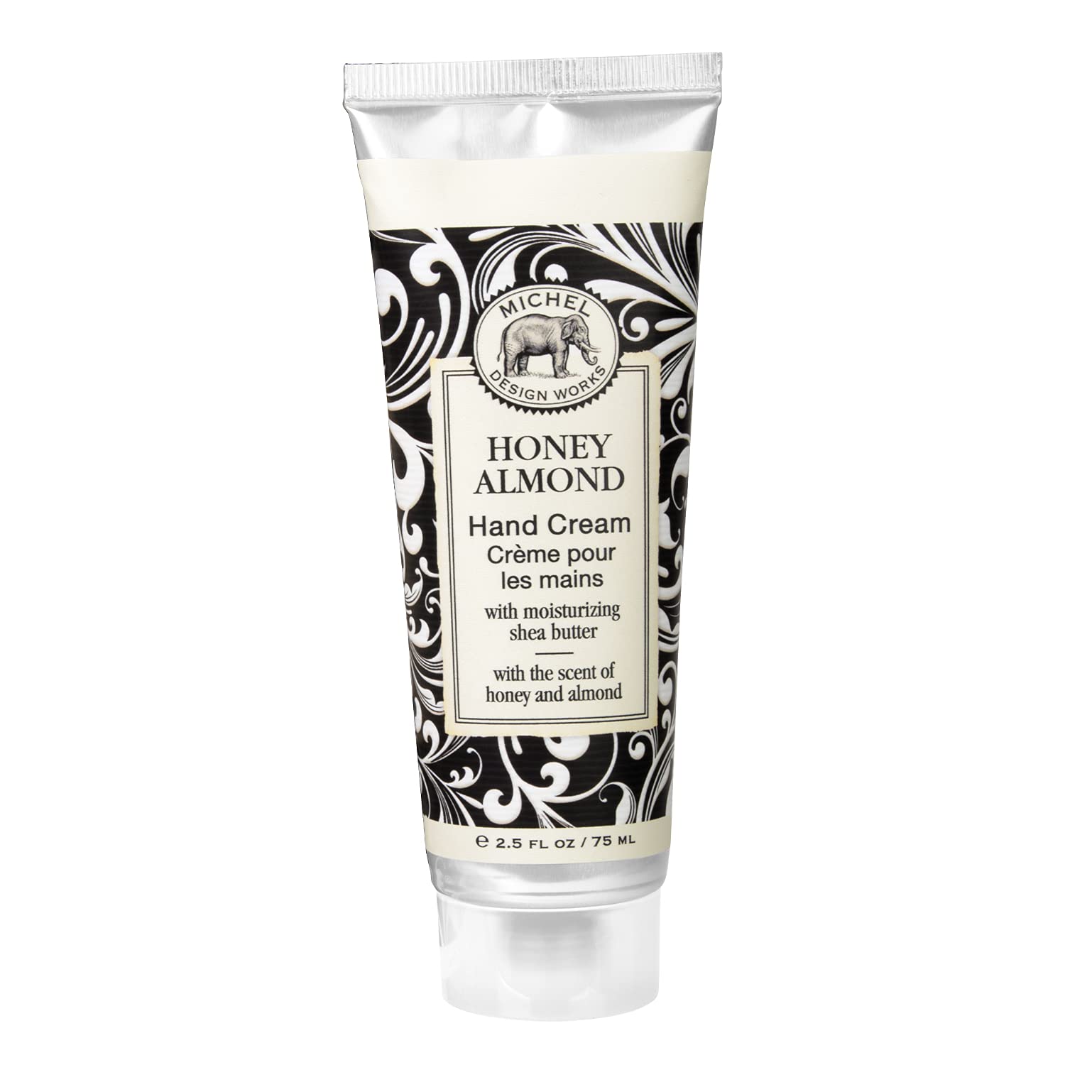 Michel Design Works Honey Almond fragrance close-up highlighting vanilla and honey notes.