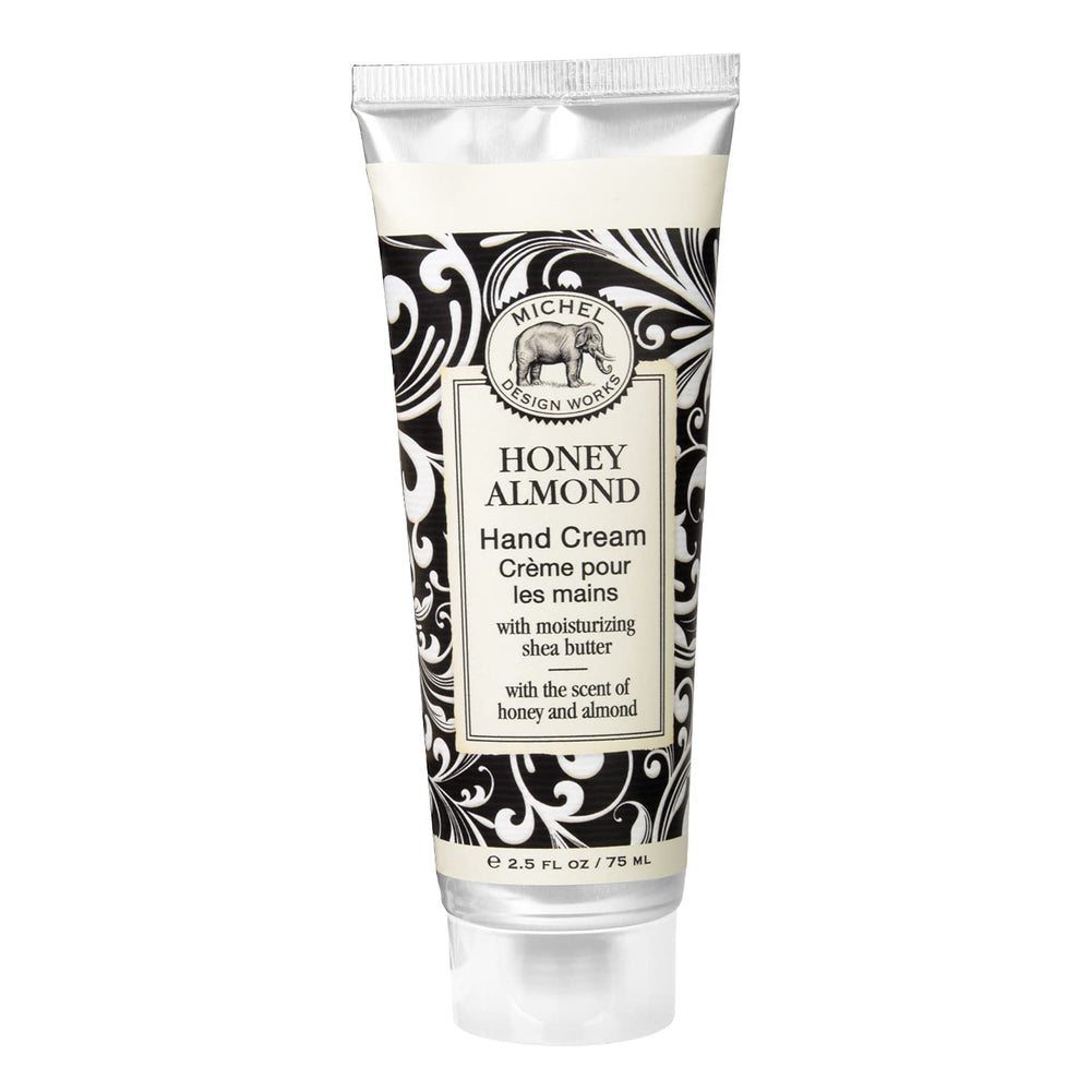 Michel Design Works Honey Almond fragrance close-up highlighting vanilla and honey notes.