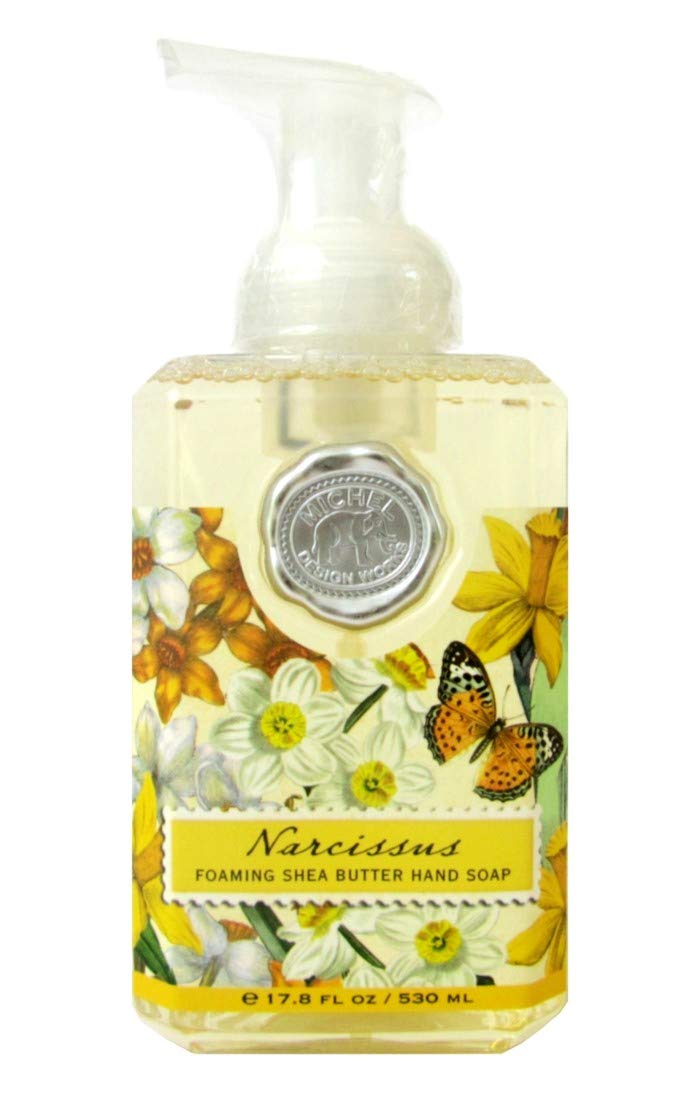 Michel Design Works Narcissus foaming hand soap bottle for a fragrant, everyday hand wash.