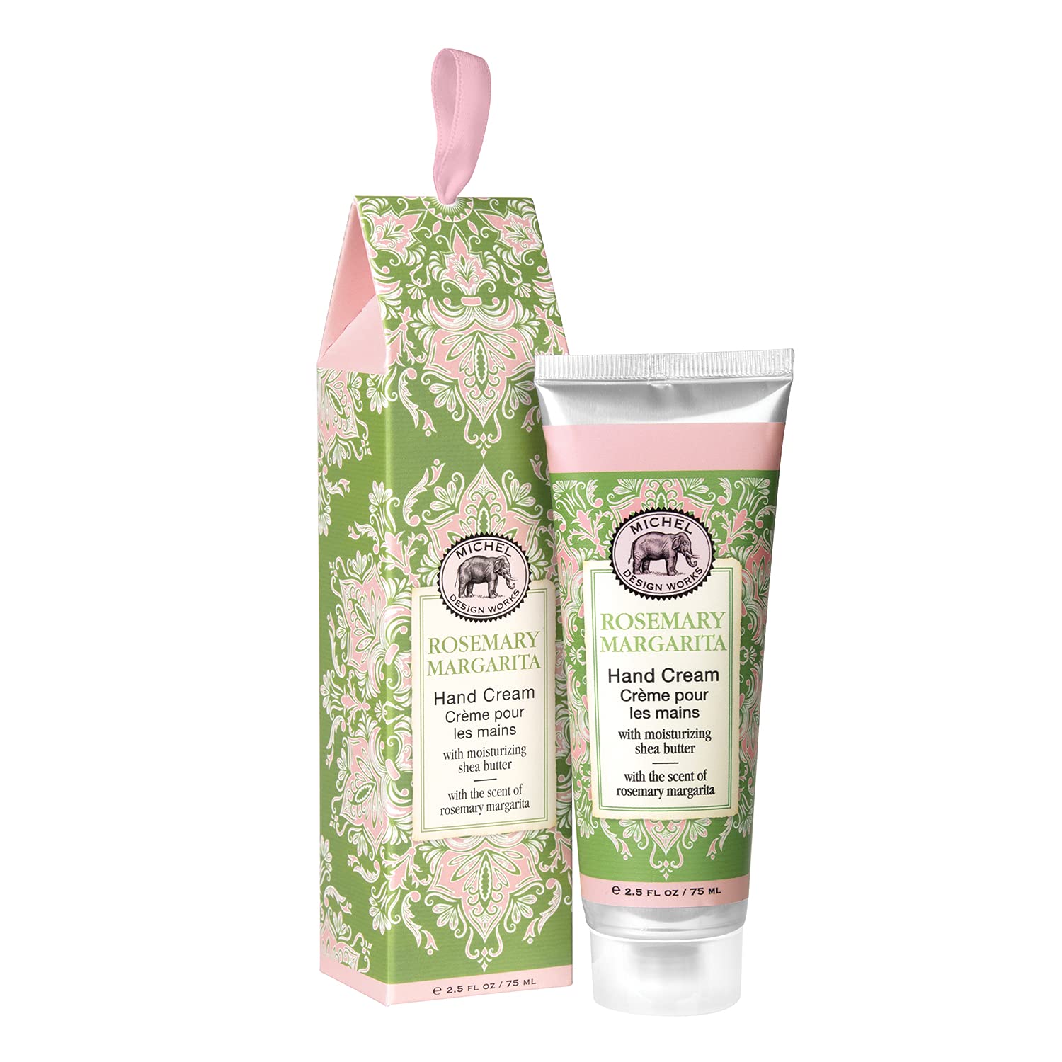 Michel Design Works Rosemary Margarita hand cream bottle, perfect for daily moisturizing.