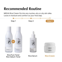 Premium Korean rice origin from Gochang featured in the cream.