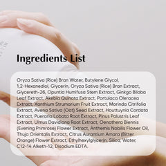 Midha Rice SEBUM Toner packaging shot emphasizes a sustainable vegan formula
