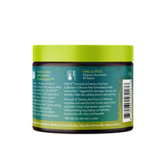 12oz jar of Mielle Avocado & Tamanu Cream on vanity.